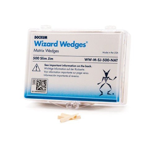 Wizard Wedges Wood Sectional Matrix Wedges Qty 500 - Dockum - GoldenDent